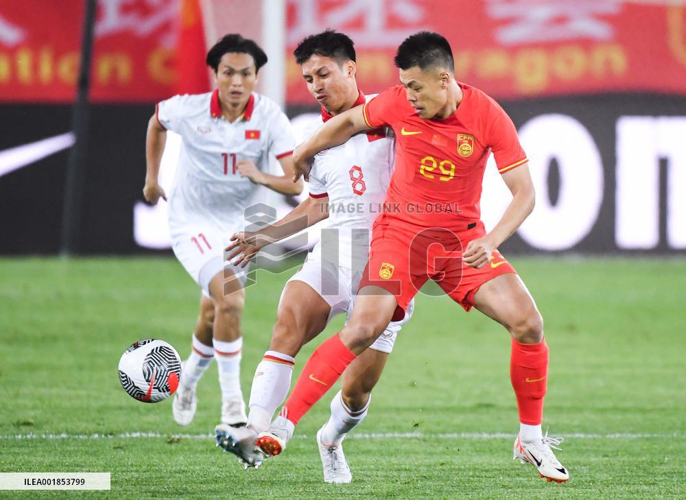 (SP)CHINA-DALIAN-FOOTBALL-INTERNATIONAL FRIENDLY-CHINA VS VIETNAM(CN)