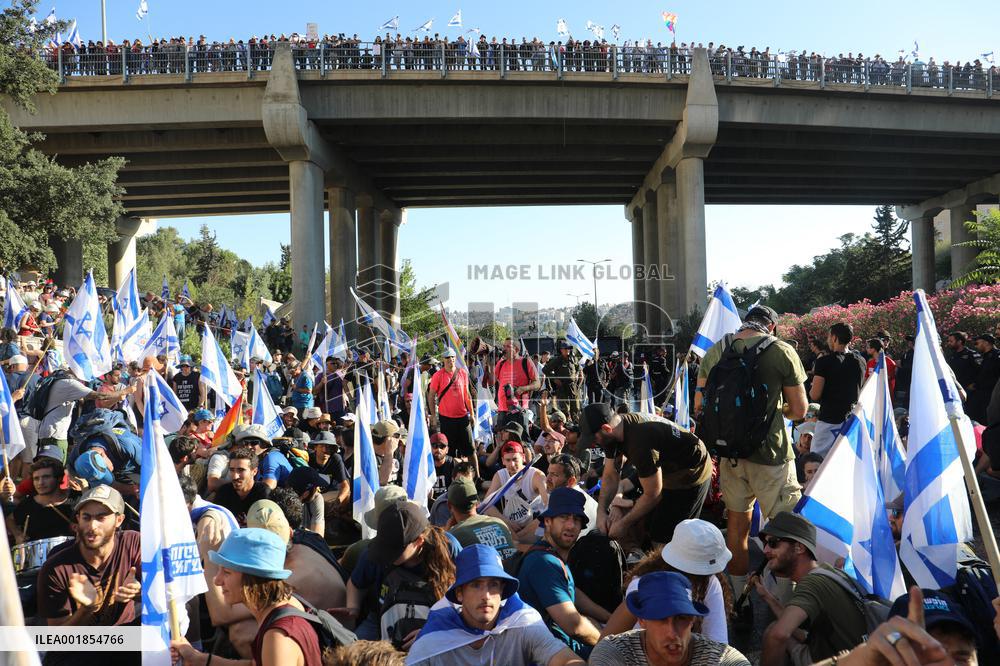 Israel Judicial Overhaul Protests