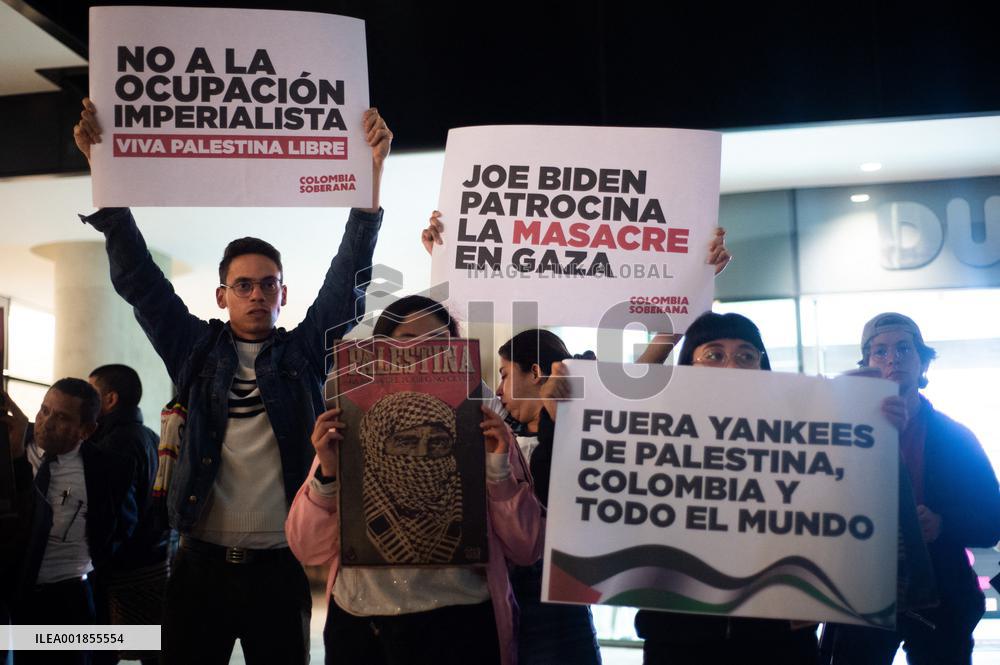 Palestine Supporters Rally in Bogota - Colombia