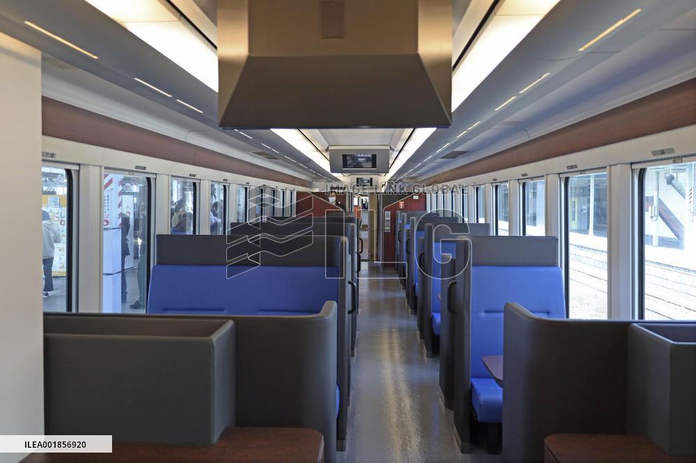 New sightseeing train in northeastern Japan