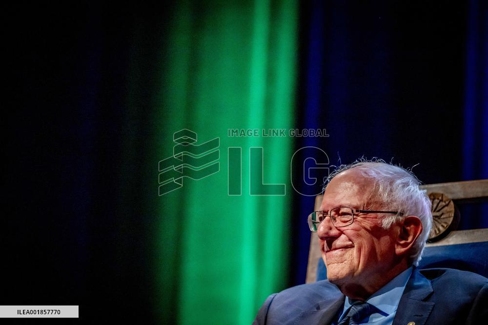 US Senator Bernie Sanders Visits Netherlands