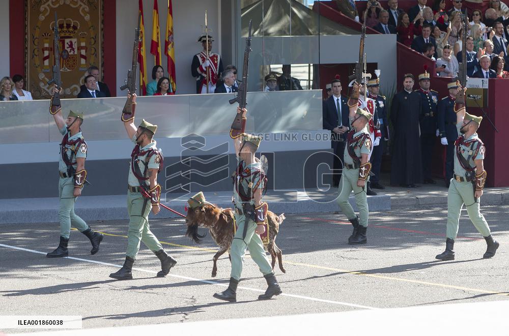 Royals Preside Over The October 12 Parade - Madrid