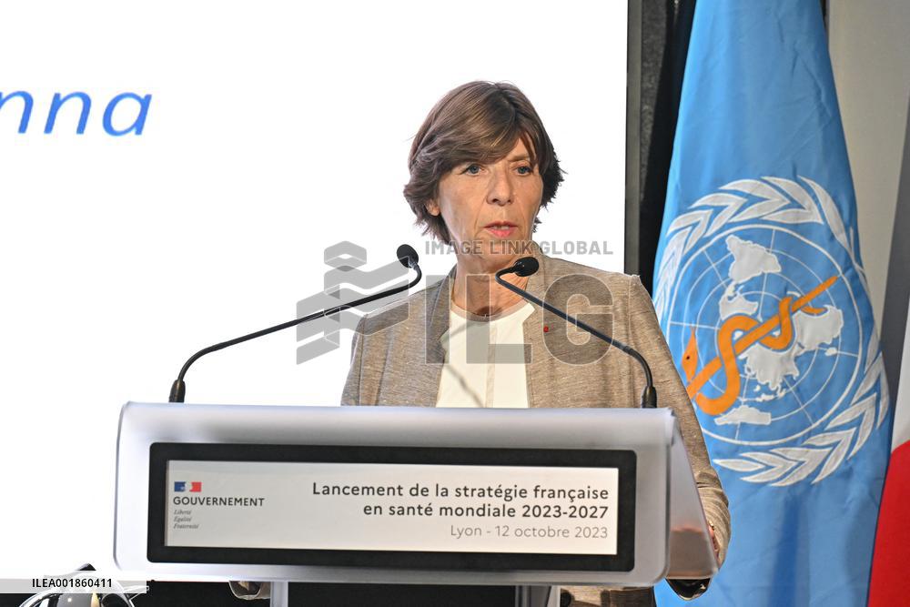 Launch Of French Strategy Of World Health - Lyon
