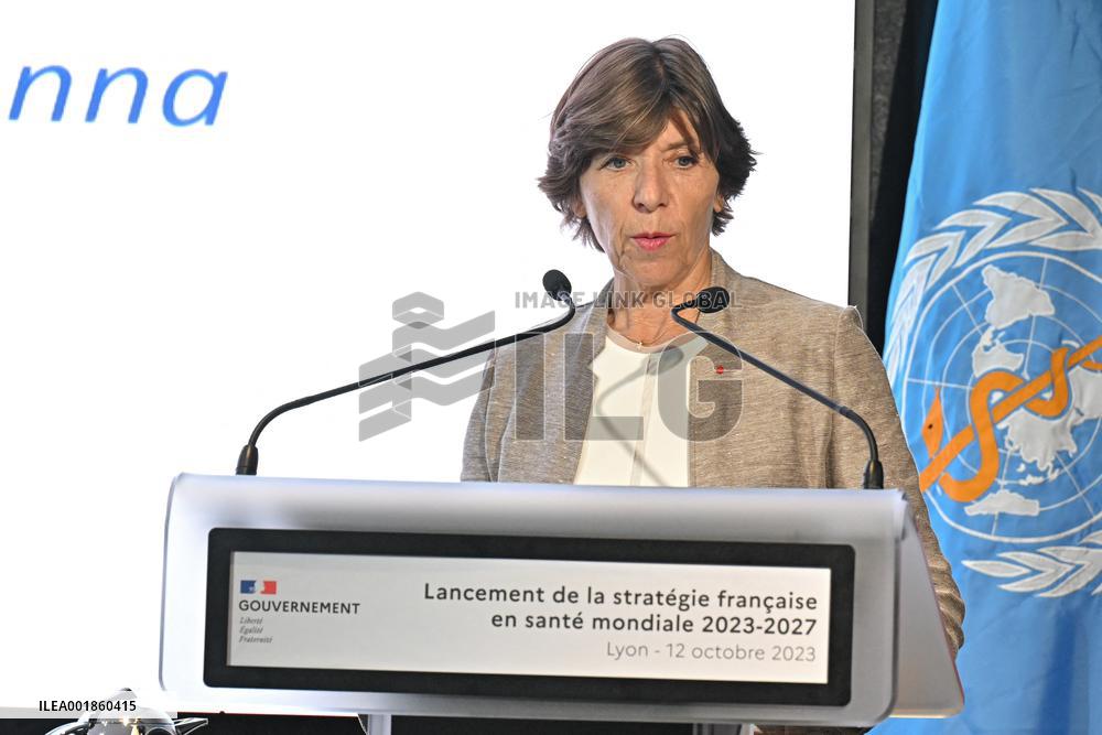 Launch Of French Strategy Of World Health - Lyon