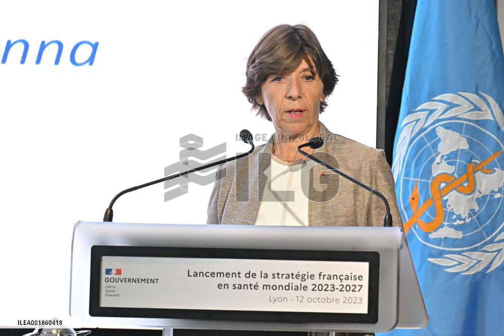 Launch Of French Strategy Of World Health - Lyon