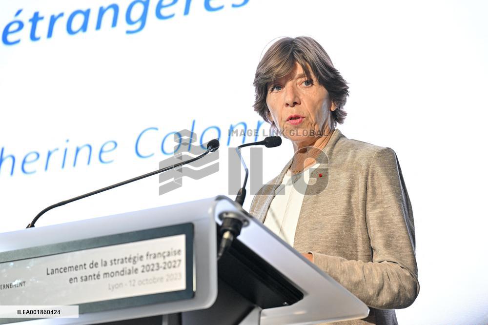 Launch Of French Strategy Of World Health - Lyon