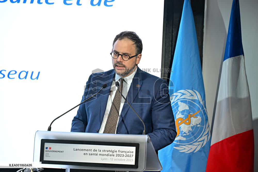 Launch Of French Strategy Of World Health - Lyon