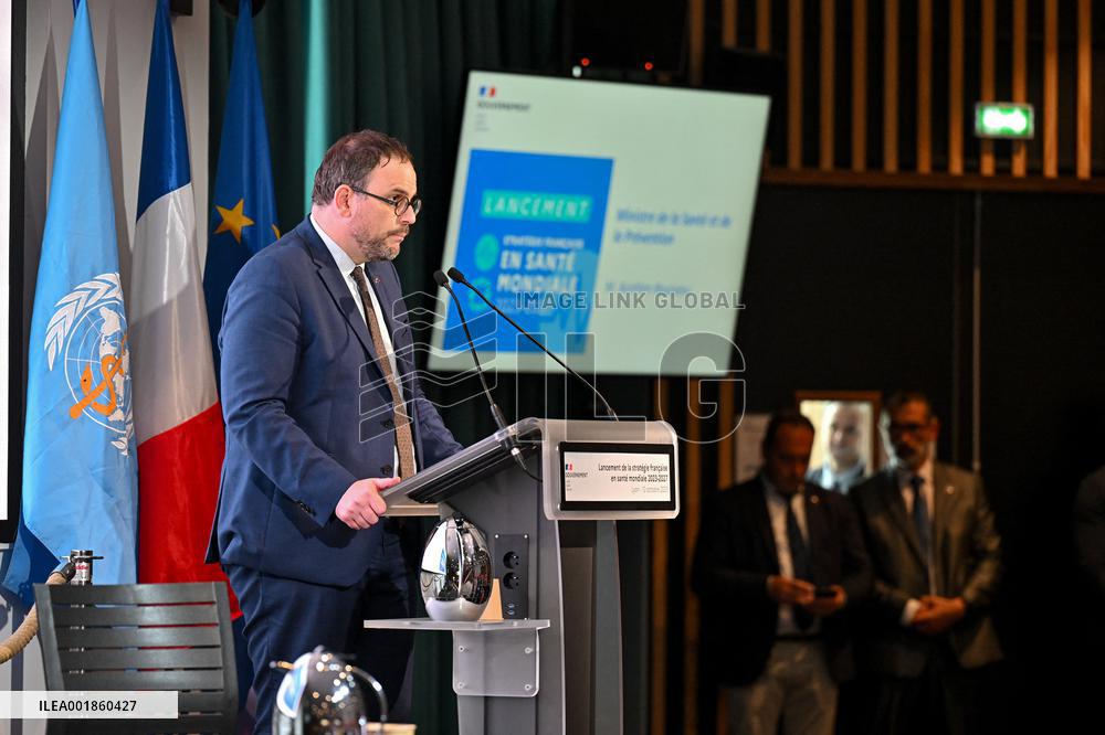 Launch Of French Strategy Of World Health - Lyon