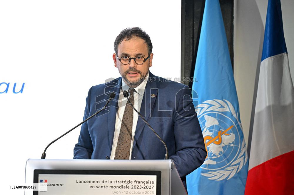 Launch Of French Strategy Of World Health - Lyon
