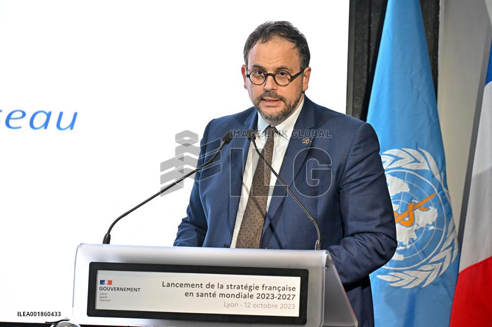 Launch Of French Strategy Of World Health - Lyon