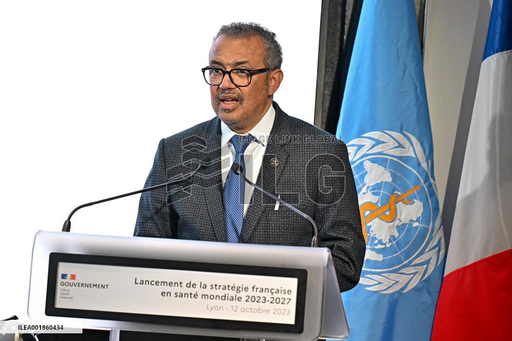 Launch Of French Strategy Of World Health - Lyon