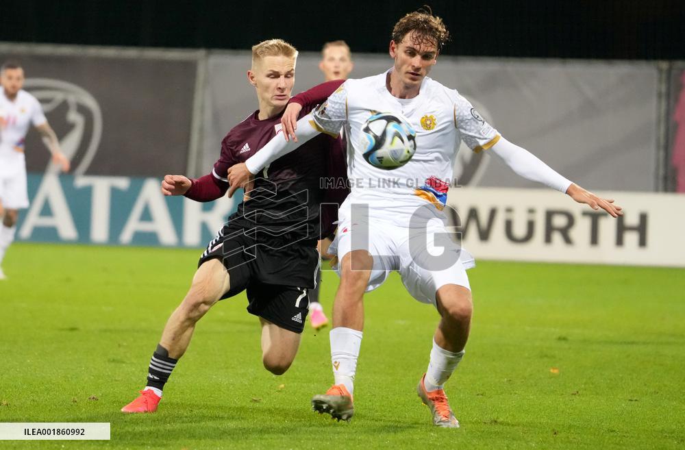 (SP)LATVIA-RIGA-FOOTBALL-UEFA EURO 2024-QUALIFIERS-LATVIA VS  ARMENIA