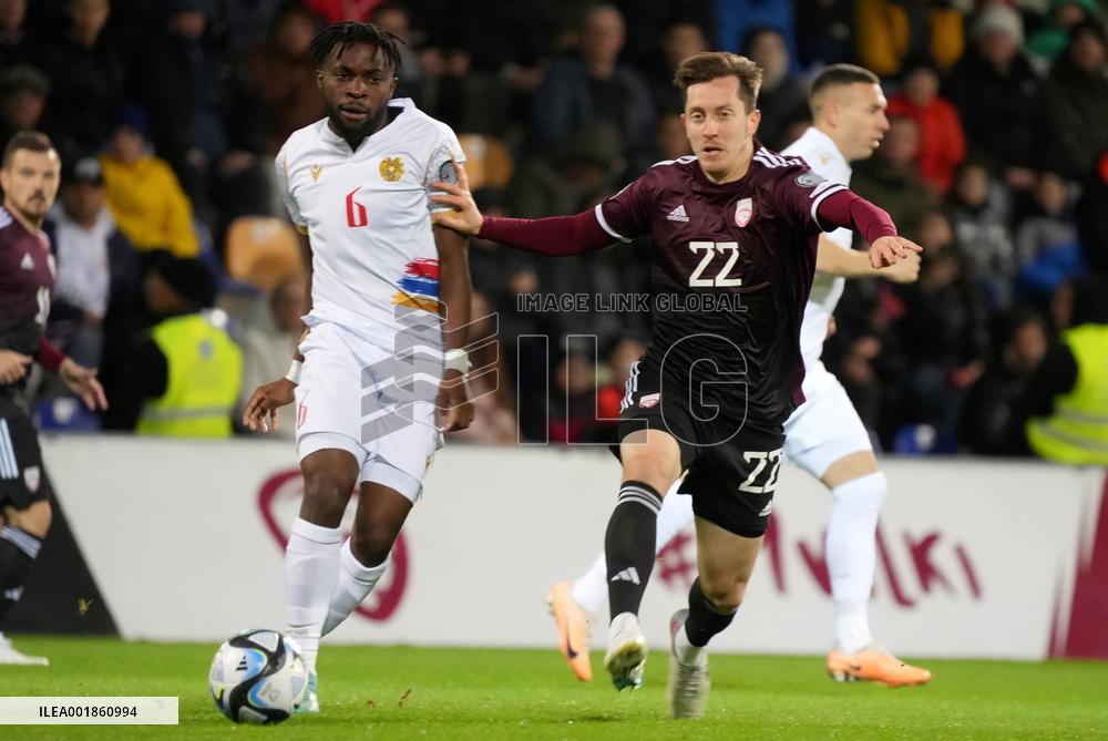 (SP)LATVIA-RIGA-FOOTBALL-UEFA EURO 2024-QUALIFIERS-LATVIA VS  ARMENIA