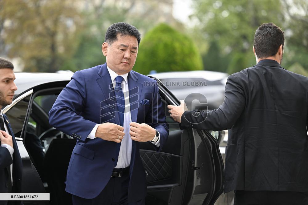 President of Mongolia At The Invalides - Paris