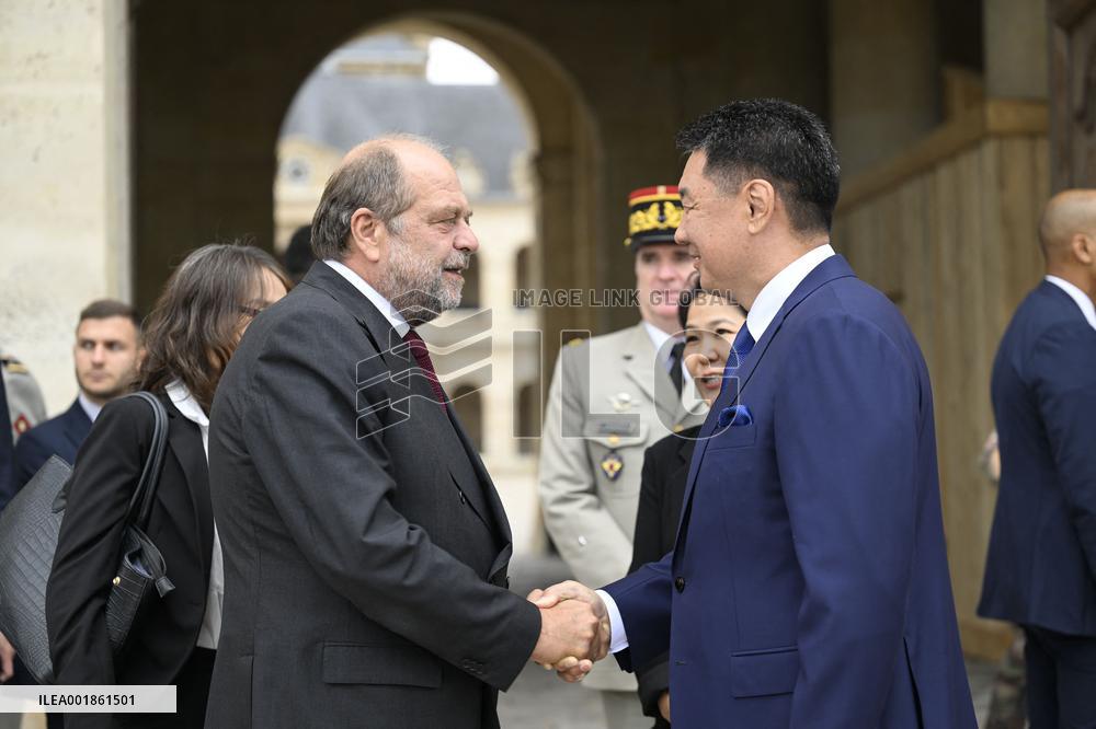 President of Mongolia At The Invalides - Paris