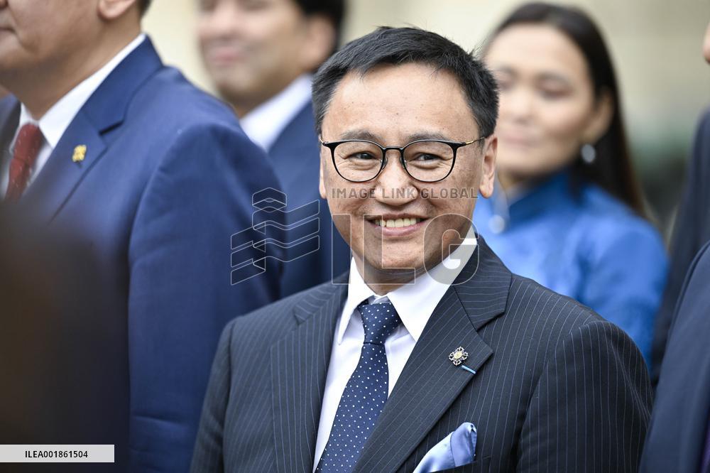 President of Mongolia At The Invalides - Paris