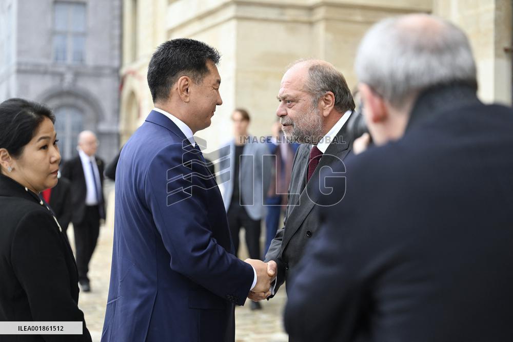 President of Mongolia At The Invalides - Paris