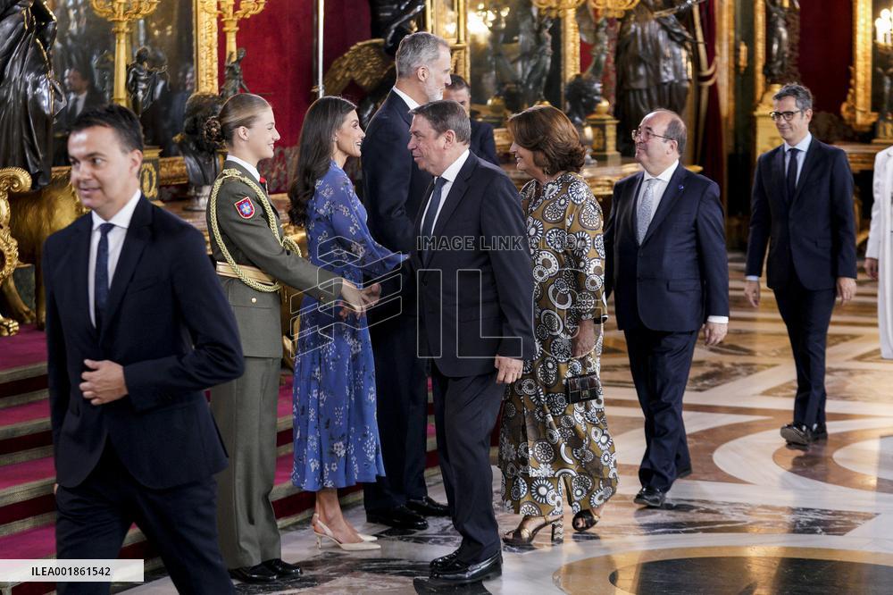 Spanish Royals At The October 12 Reception - Madrid