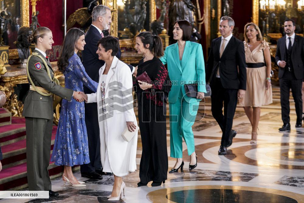Spanish Royals At The October 12 Reception - Madrid