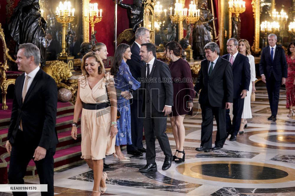 Spanish Royals At The October 12 Reception - Madrid