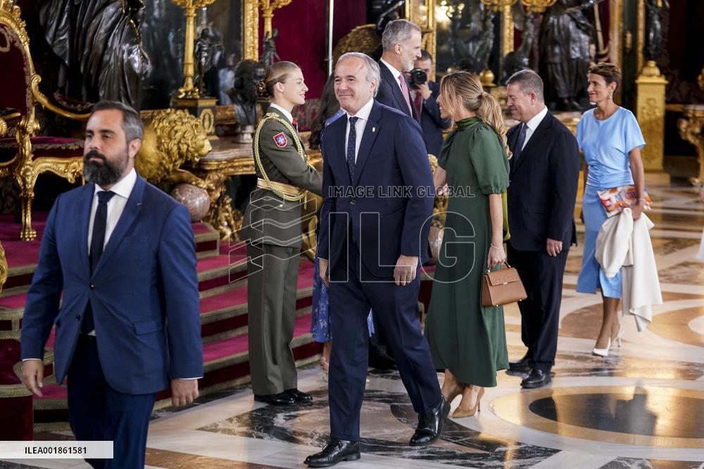 Spanish Royals At The October 12 Reception - Madrid