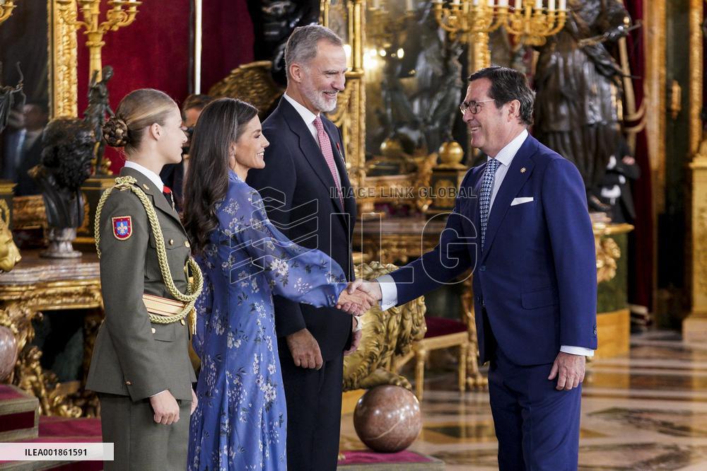 Spanish Royals At The October 12 Reception - Madrid