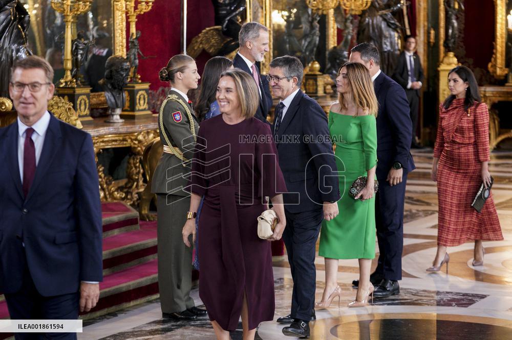 Spanish Royals At The October 12 Reception - Madrid