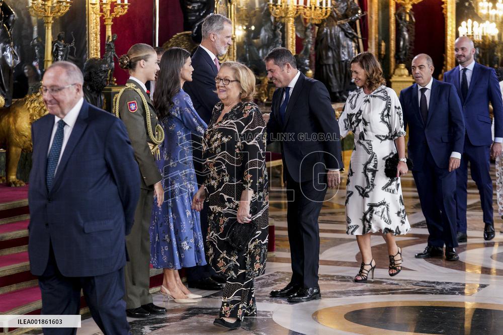 Spanish Royals At The October 12 Reception - Madrid