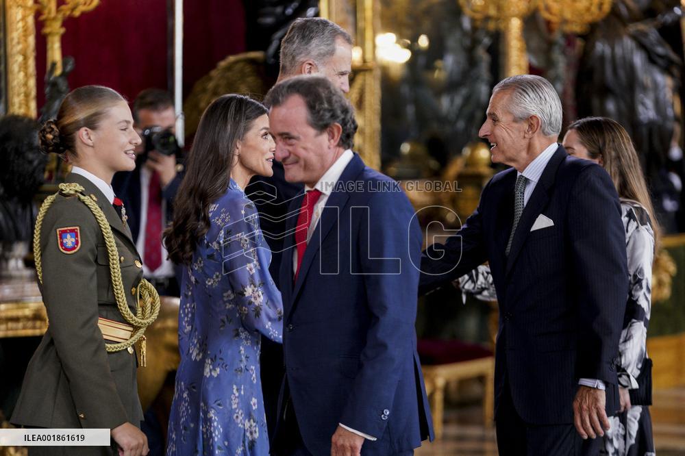 Spanish Royals At The October 12 Reception - Madrid