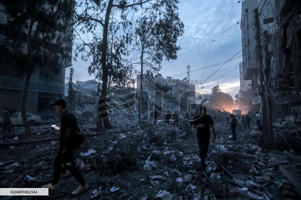 Israel Pounds Gaza