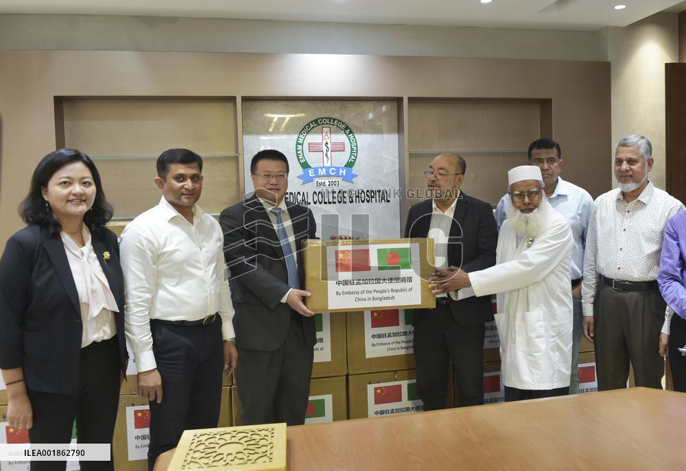 BANGLADESH-SAVAR-CHINA-ANTI-DENGUE MEDICAL AID-DONATION