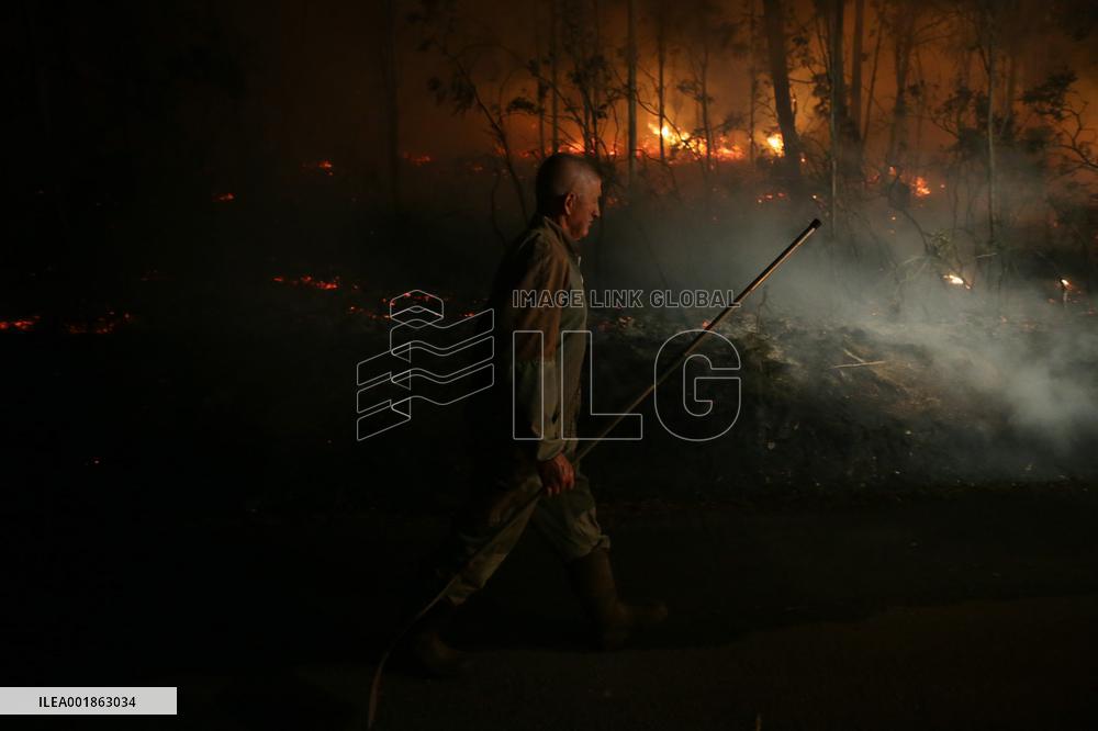 Several Fires Out Of Control In Galicia