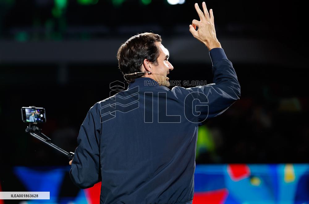 (SP)CHINA-SHANGHAI-TENNIS-ATP TOUR-SHANGHAI MASTERS-ROGER FEDERER(CN)
