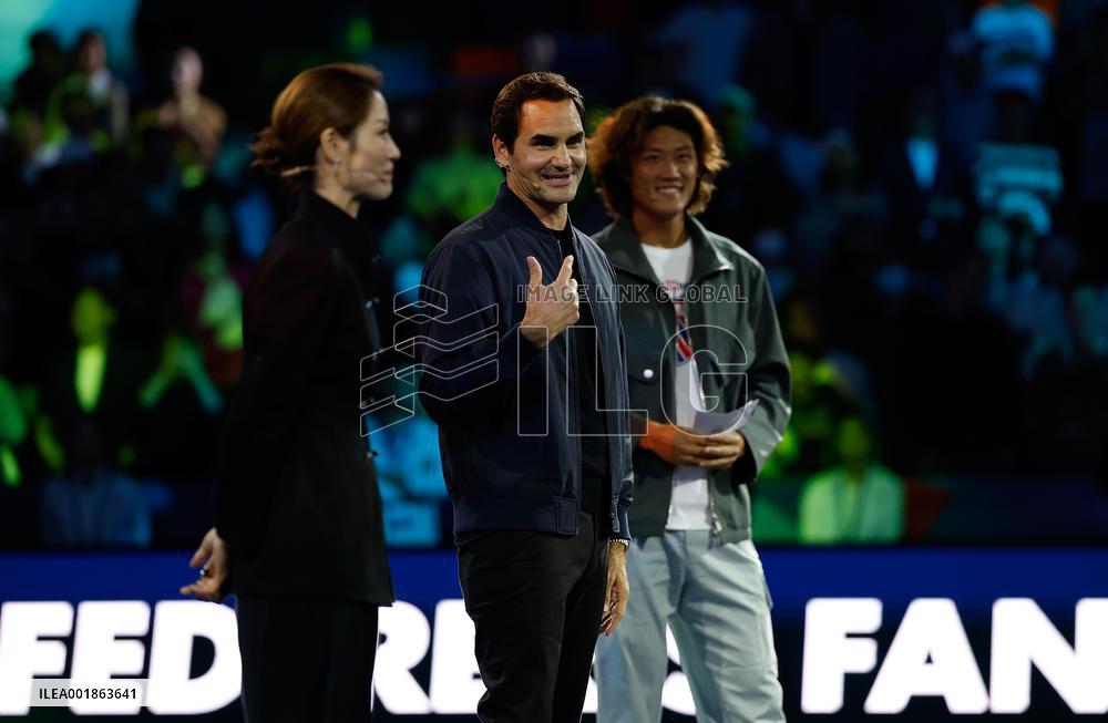 (SP)CHINA-SHANGHAI-TENNIS-ATP TOUR-SHANGHAI MASTERS-ROGER FEDERER(CN)