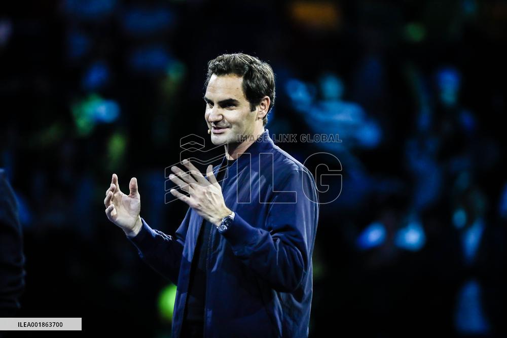 Roger Federer Attends The Federer Super Best Friends Night at the ATP1000 Shanghai Masters