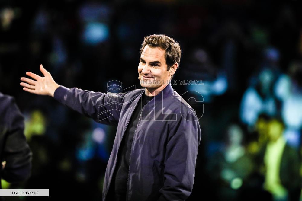 Roger Federer Attends The Federer Super Best Friends Night at the ATP1000 Shanghai Masters