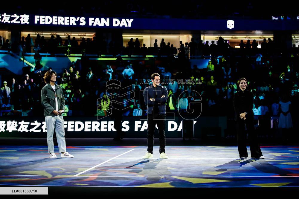 Roger Federer Attends The Federer Super Best Friends Night at the ATP1000 Shanghai Masters