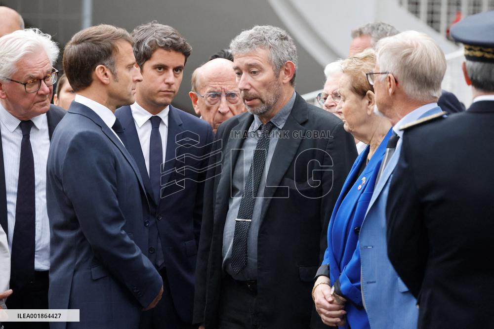 President Macron Goes To Arras After The Attack In A High School