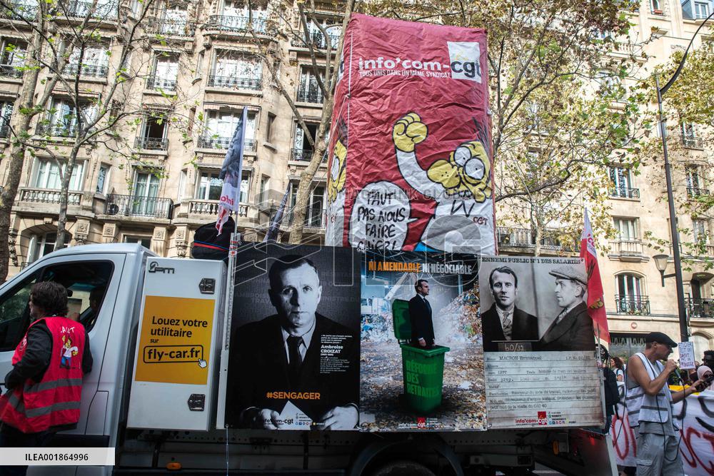 Demonstration Against Social Injustice - Paris