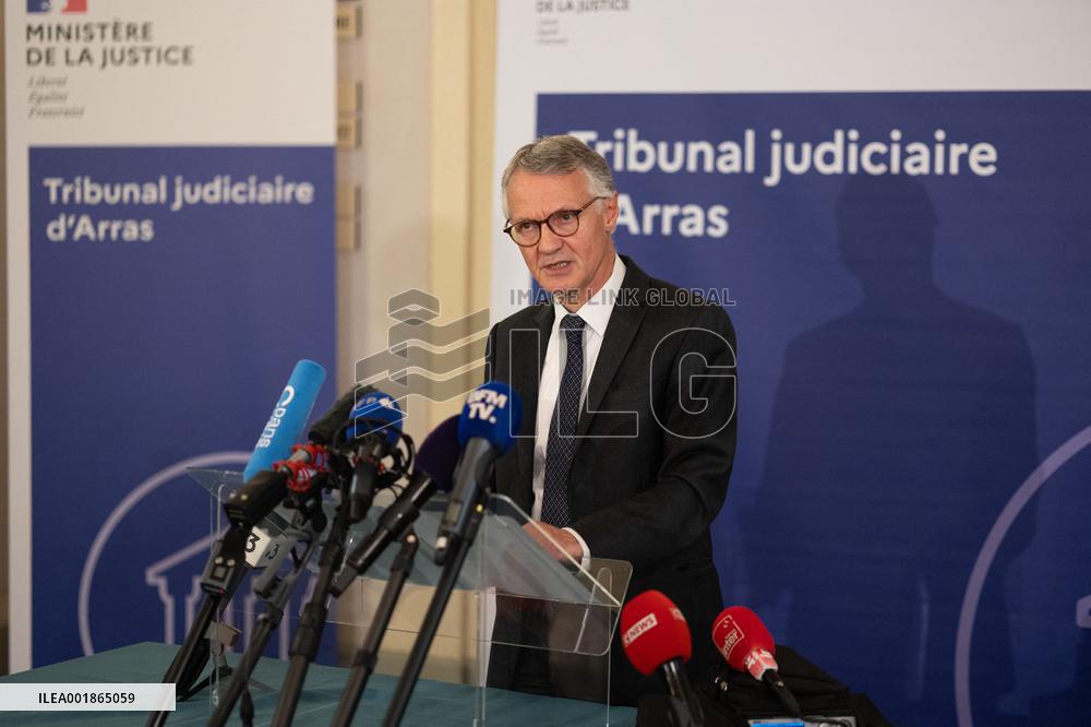 French anti-terrorism state prosecutor gives a press conference - Arras