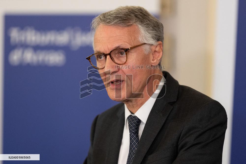 French anti-terrorism state prosecutor gives a press conference - Arras