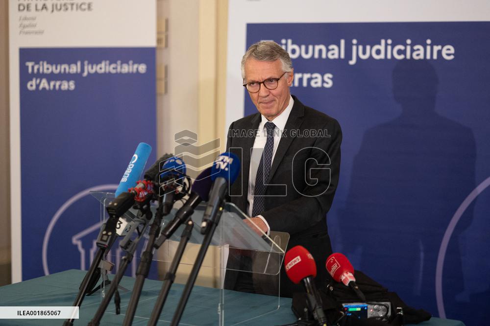 French anti-terrorism state prosecutor gives a press conference - Arras
