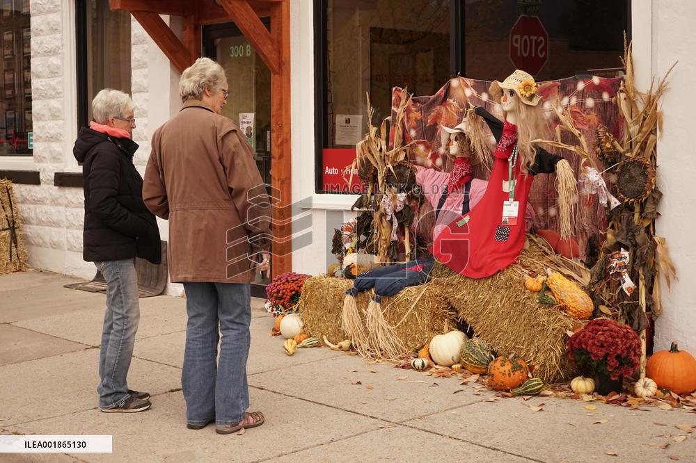 U.S.-MONTANA-STEVENSVILLE-SCARECROW-FESTIVAL