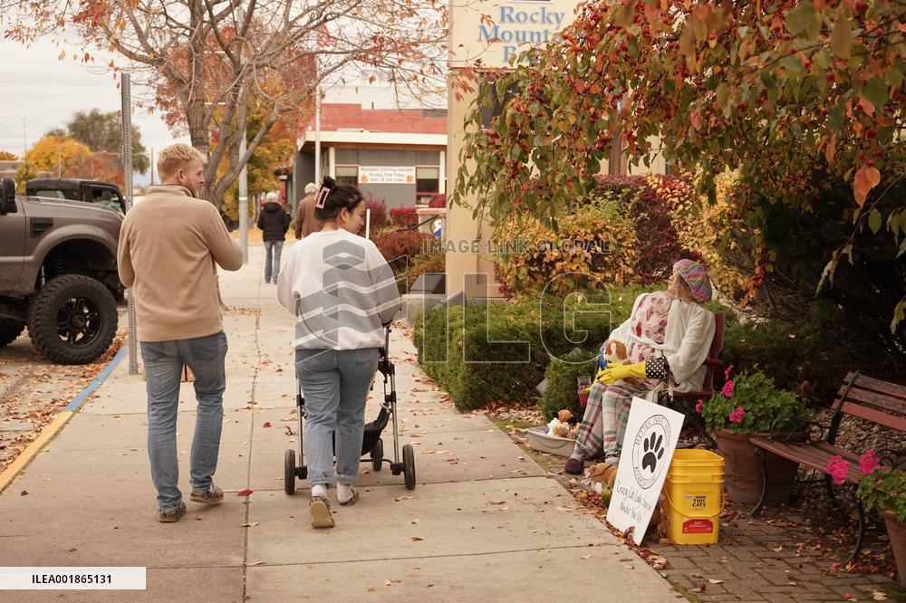 U.S.-MONTANA-STEVENSVILLE-SCARECROW-FESTIVAL