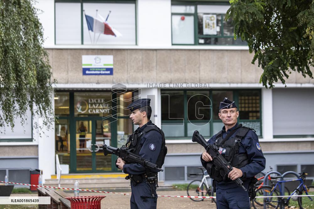 FRANCE-ARRAS-HIGH SCHOOL-KNIFE ATTACK-SECURITY ALERT