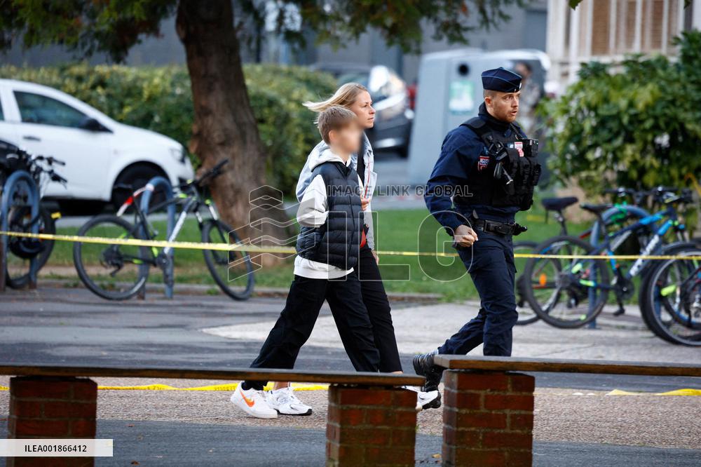 The Day After Knife Attack - Arras