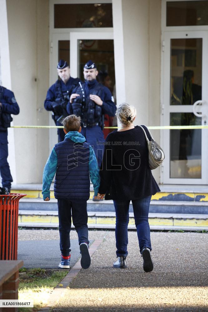 The Day After Knife Attack - Arras