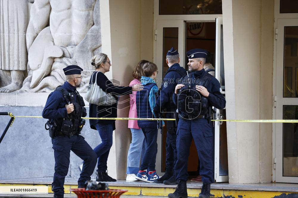 The Day After Knife Attack - Arras