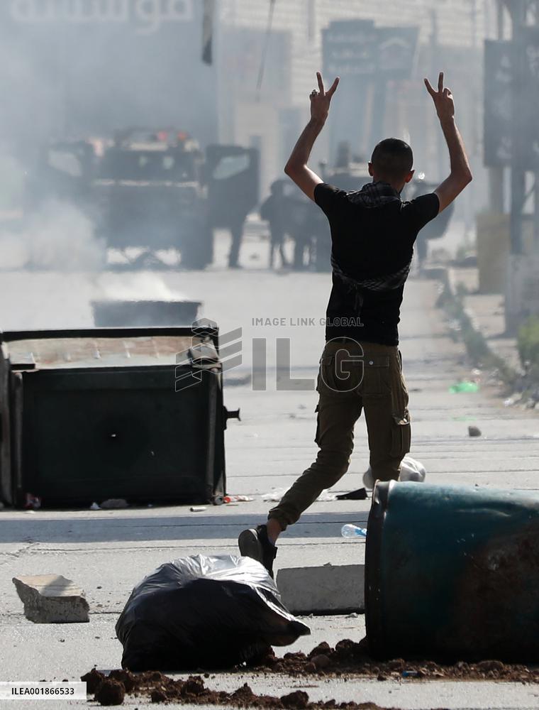 MIDEAST-NABLUS-CLASHES