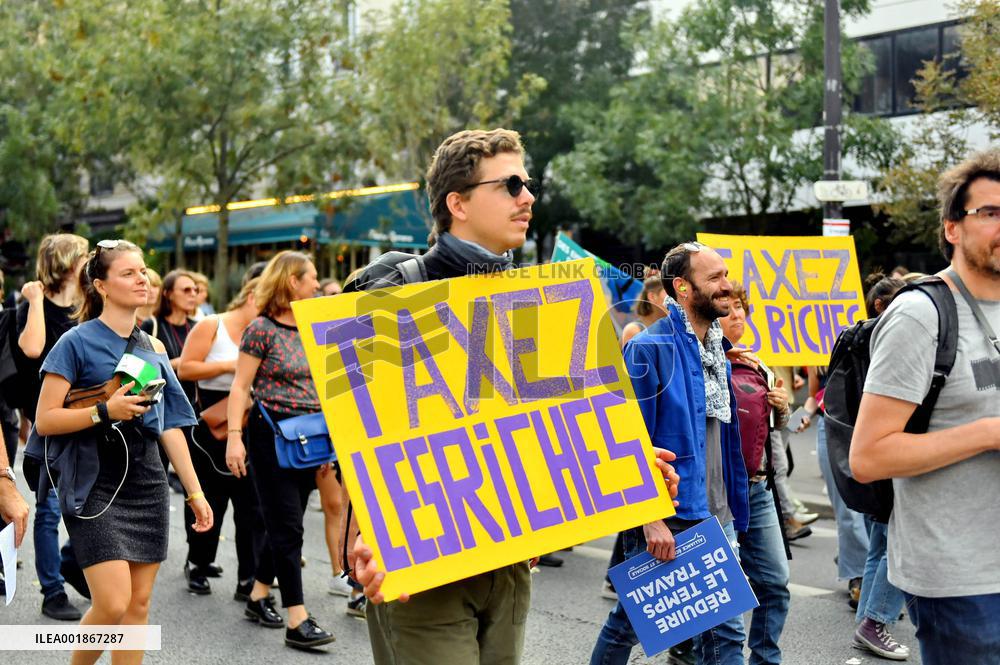 Inter-Union Rally For Purchasing Power - Paris
